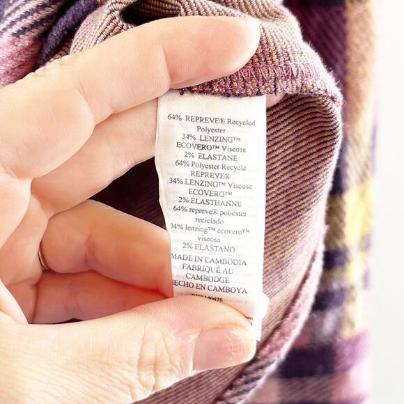 Faherty Legend Sweater Button Down Long Sleeve Shirt Pink Yellow Small - Picture 7 of 8